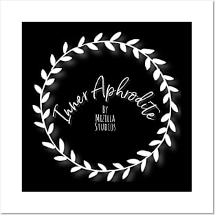 Inner Aphrodite Logo White Posters and Art